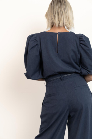 Janice |  Top with puffed sleeves Zayn | blue | Picture 7