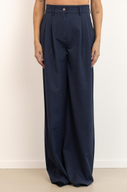 Janice :  Wide leg trousers Dollar | blue - img5