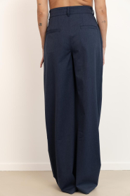 Janice :  Wide leg trousers Dollar | blue - img7