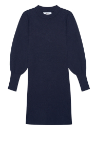 Janice |  Soft knitted dress Clay | blue | Picture 1