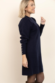 Janice |  Soft knitted dress Clay | blue | Picture 6