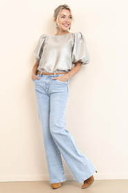 Janice |  Top with puffed sleeves Zayn | gold | Picture 4