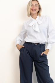 Janice |  Top with bow detail Kilian | white | Picture 2