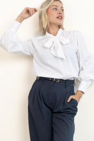 Janice |  Top with bow detail Kilian | white | Picture 4