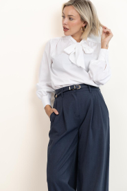 Janice |  Top with bow detail Kilian | white | Picture 5