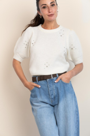 Janice |  Sweater with rhinestones Peyton | natural | Picture 2