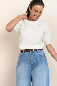 Janice |  Sweater with rhinestones Peyton | natural | Picture 5