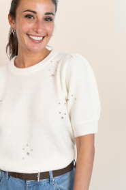 Janice |  Sweater with rhinestones Peyton | natural | Picture 8