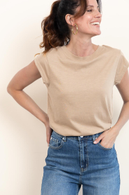 CC Heart |  T-shirt with round neck Classic | beige | Picture 2