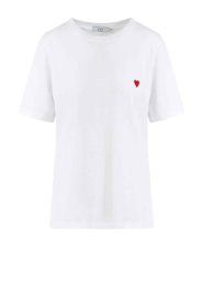 CC Heart |  Boxy T-shirt Kiss | white | Picture 1