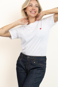 CC Heart |  Boxy T-shirt Kiss | white | Picture 3