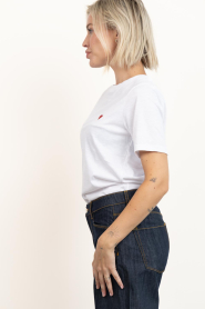 CC Heart |  Boxy T-shirt Kiss | white | Picture 6