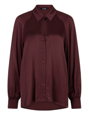 Ibana |  Satin blouse Tyna | burgundy | Picture 1