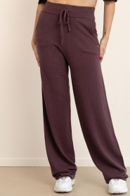 Ibana |  Soft sweatpants Kaileen | burgundy | Picture 4