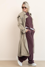 Ibana |  Soft sweatpants Kaileen | burgundy | Picture 3