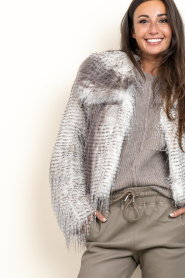 Ibana |  Faux fur coat Cyrus | natural | Picture 4