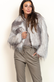 Ibana |  Faux fur coat Cyrus | natural | Picture 5