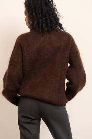Ibana |  Wool blend turtle neck Kira | brown | Picture 8