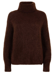 Ibana |  Wool blend turtle neck Kira | brown | Picture 1