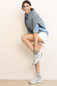 Mercer |  The Re-Run Pineapple sneaker | silver | Picture 2