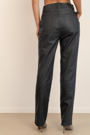 Aaiko |  Washed faux leather pants Jason | black | Picture 8