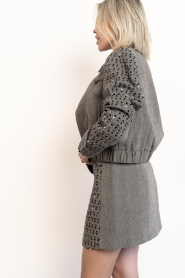 Aaiko |  Jacket with sequins Lieke | brown | Picture 8