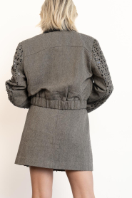 Aaiko |  Jacket with sequins Lieke | brown | Picture 7
