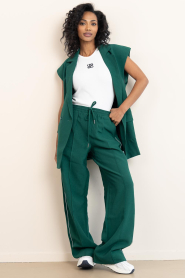 Aaiko |  Waistcoat with belt Lina | green | Picture 3