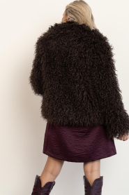 Aaiko |  Faux fur jacket Cleo | brown | Picture 7