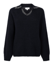 Aaiko |  Sweater with studs Rosalyn | black | Picture 1