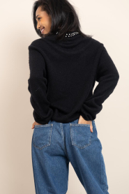 Aaiko |  Sweater with studs Rosalyn | black | Picture 8