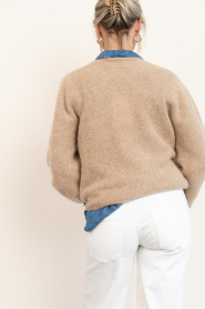 Aaiko |  Soft alpaca sweater Denize | brown | Picture 7