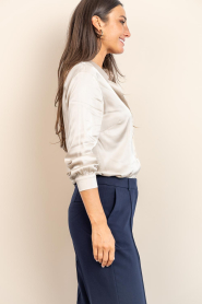 Aaiko |  Satin blouse Audrey | natural | Picture 7