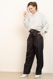 Aaiko |  Wide leg trousers Vajen | brown | Picture 4