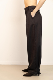 Aaiko |  Wide leg trousers Vajen | brown | Picture 7