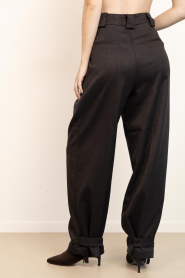 Aaiko |  Wide leg trousers Vajen | brown | Picture 8