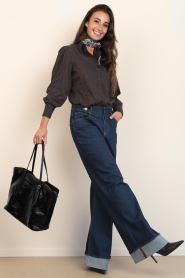 Aaiko |  Wide leg jeans Vera | dark blue | Picture 2
