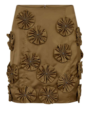 Copenhagen Muse |  Mini skirt with floral details Tino | green | Picture 1