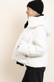 Copenhagen Muse |  Down jacket with hood Cicco | Natural  | Picture 8