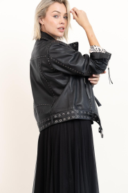 Copenhagen Muse :  Oversized studs jacket Royal | black - img6
