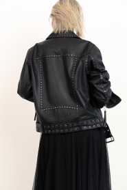 Copenhagen Muse :  Oversized studs jacket Royal | black - img7