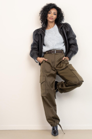 Copenhagen Muse |  Sturdy satin cargo Tino | green | Picture 2