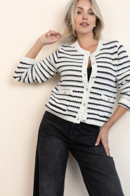 Copenhagen Muse |  Breton stripe vest Kotom | natural | Picture 4