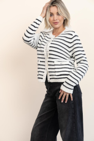 Copenhagen Muse |  Breton stripe vest Kotom | natural | Picture 5