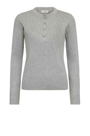 Copenhagen Muse | Stretch viscose blend top Veran | grijs | Afbeelding 1