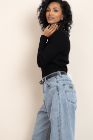 Copenhagen Muse |  Stretch viscose blend top Veran | black | Picture 6