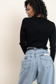 Copenhagen Muse |  Stretch viscose blend top Veran | black | Picture 9
