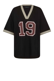 Copenhagen Muse |  Oversized baseball shirt Adia | black | Picture 1