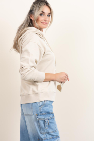 Copenhagen Muse |  Hoodie with logo Rocco | beige | Picture 8