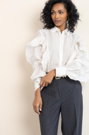 Copenhagen Muse |  Lyocell blouse Molly | natural | Picture 10